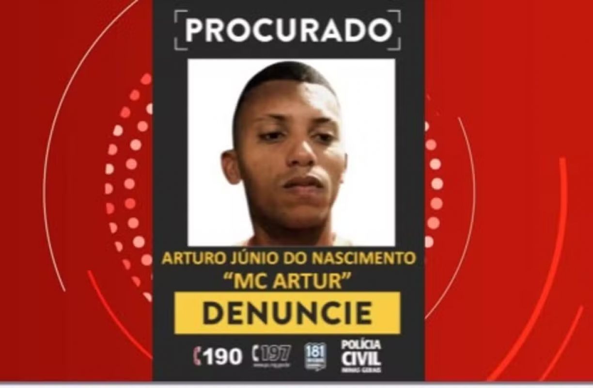 Polícia divulga foto de foragido por homicídio e tentativa de homicídio em Ubaporanga