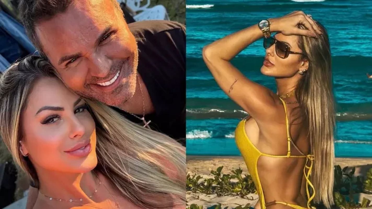 Após bronca de Eduardo Costa, esposa corta fotos sensuais e desabafa