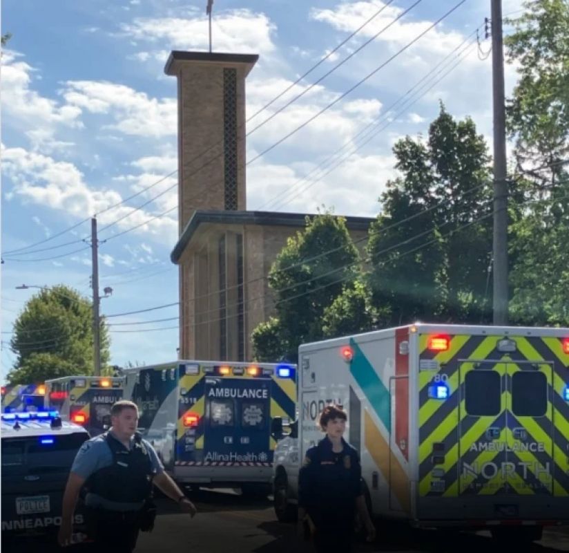 Ataque a igreja nos EUA deixa duas crianças mortas e 14 feridos