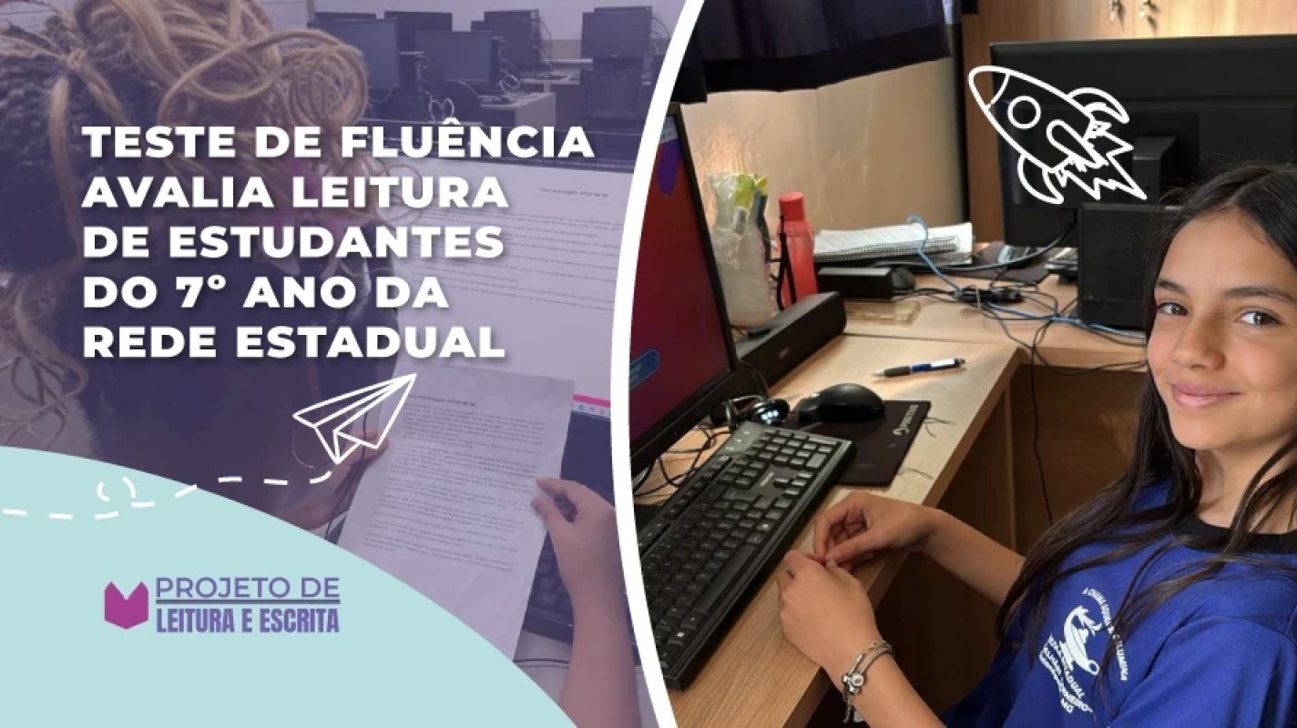 Estudantes mineiros do 7º ano passam por teste de fluência de leitura