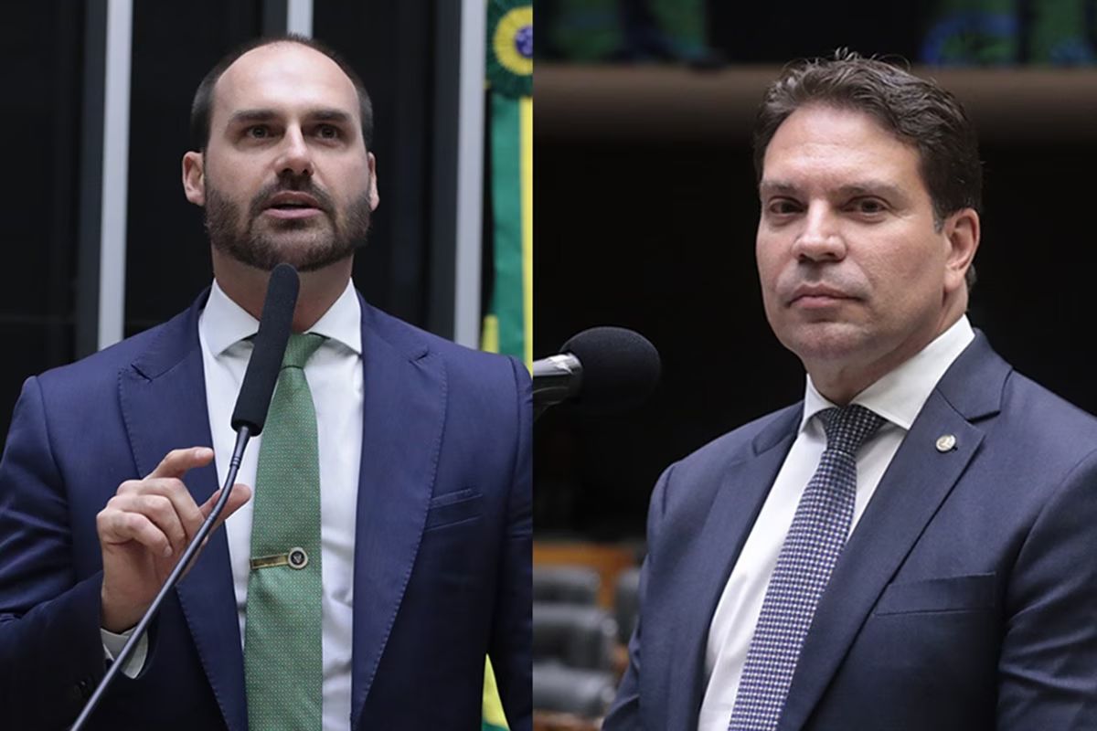 Câmara cancela passaportes diplomáticos de Eduardo Bolsonaro e Ramagem após cassação