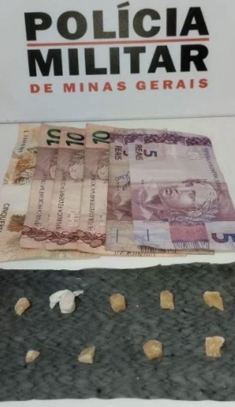 Jovem é preso com pedras de crack durante operação em Timóteo