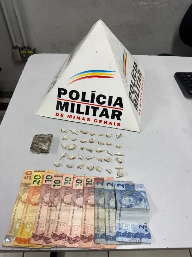 Adolescente é apreendido com drogas e dinheiro em operação da PM em Ipatinga