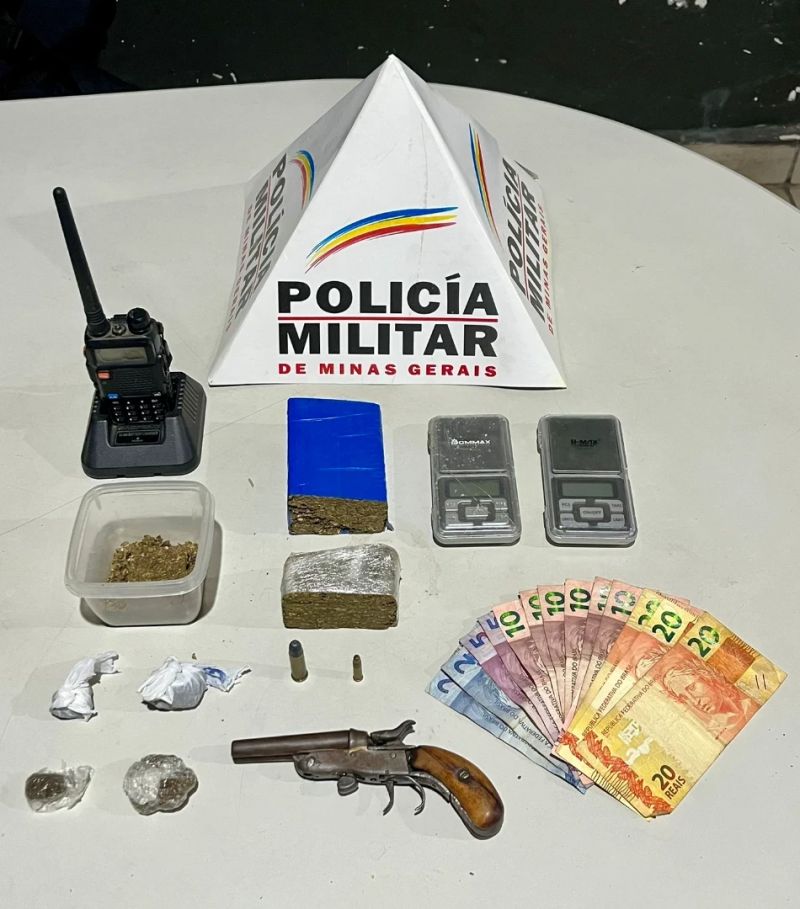 Perseguição termina com prisão por tráfico e apreensão de armas em Ipatinga