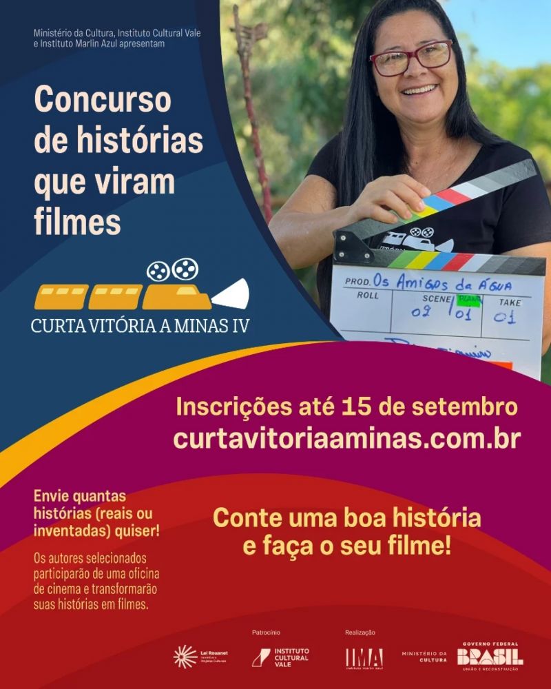 Projeto abre inscrições para moradores de Ipatinga e região contarem histórias que viram filmes