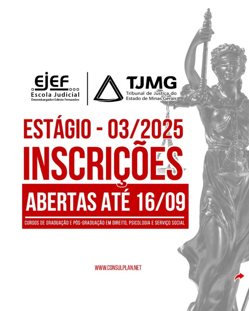 TJMG abre seleção para estagiários no Vale do Aço