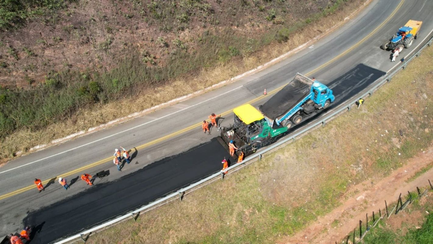 Veja os pontos de parada nas obras da BR-381