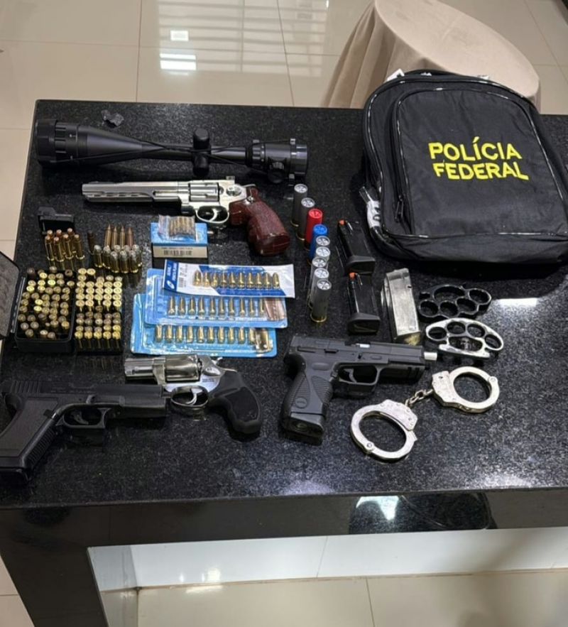 PF faz Operação Scutum 3 em MG e mira grupo ligado a armas e tráfico internacional