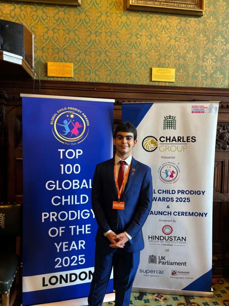 Brasileiro de 16 anos é premiado entre as 100 crianças prodígio do mundo