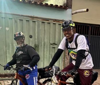 Pai e filho ipatinguenses percorrem 480 km de bicicleta evangelizando
