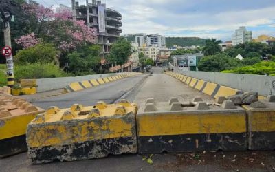 Após 14 meses de interdições, viaduto do Filadélfia volta a ter trânsito parcial em Governador Valadares