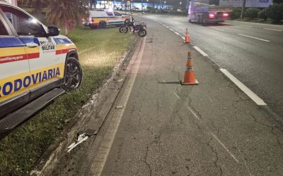 Motociclista é preso com cocaína após perseguição na BR-381 em Ipatinga