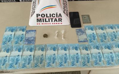 Polícia prende homem com drogas e dinheiro em João Monlevade