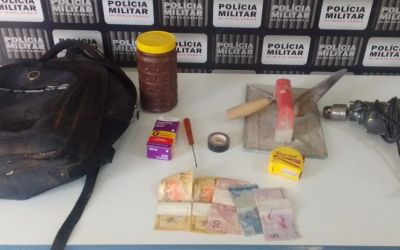 Homem é preso por furto em Piedade de Caratinga e PM recupera ferramentas