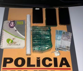 Operação na região de Itabira prende três suspeitos e apreende barra de crack