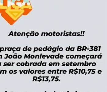 Nova 381 desmente boato sobre cobrança de pedágio em setembro na BR-381