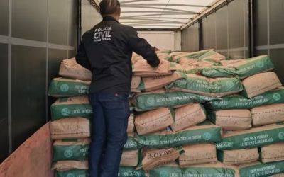Polícia Civil apreende 28 toneladas de leite em pó obtidas por estelionato em Governador Valadares