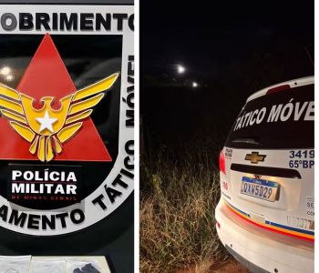 Homem é preso com pistola após ameaçar o pai de 75 anos na zona rural de Materlândia