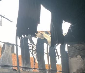 Incêndio destrói parte de indústria de reciclagem em Vargem Alegre