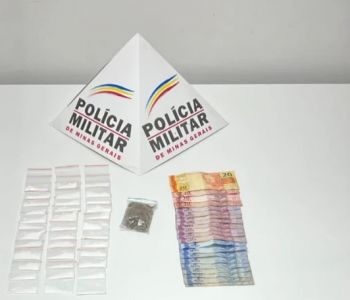 jovem de 18 anos é flagrado com quase 40 papelotes de cocaína em Fabriciano