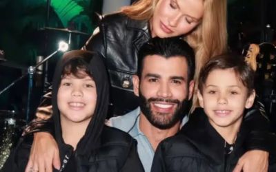 Gusttavo Lima revela que filhos sonham em andar de ônibus: “Só voam de jato” e compartilha o desejo de aumentar a família