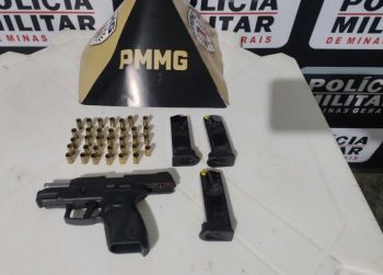 Homem de 32 anos é preso em flagrante após ameaça e disparos de arma de fogo em Ipaba