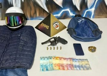 Suspeitos são presos após roubo à mão armada em Ipatinga; arma e bens são recuperados