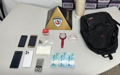 Casal é preso com cocaína e dinheiro durante blitz da operação “Carnaval Seguro” em Itabira