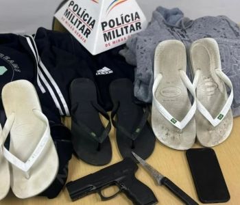 Dois adolescentes e um jovem são detidos após roubo à mão armada em farmácia no bairro Cidade Nobre, em Ipatinga