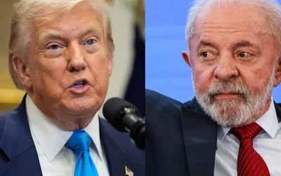 Trump sinaliza possível redução de tarifas ao Brasil em encontro com Lula