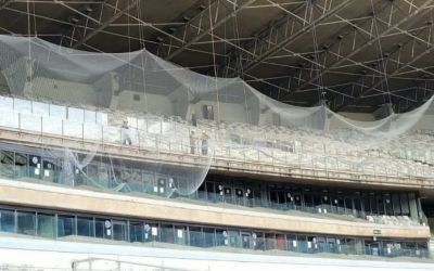 Mineirão instala telas de proteção para separar torcidas e reforçar segurança nos jogos