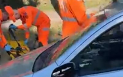 Gestante fica ferida em colisão entre moto e carro na BR-381, em Ipatinga