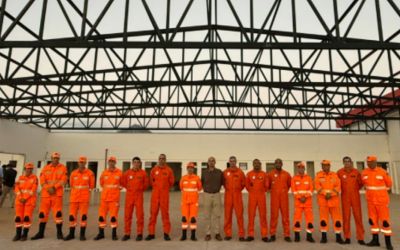 Base aérea dos Bombeiros em Valadares chega a 92% e atenderá cidades do Vale do Aço