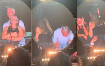 Chris Martin se surpreende com reação de casal em show do Coldplay: 'Estão tendo um caso ou são muito tímidos'