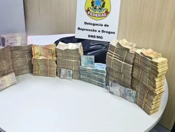 PF intercepta R$ 500 mil em dinheiro vivo durante operação em BH