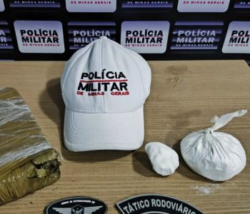Vídeo: dois homens de Ipatinga são presos com drogas após perseguição na BR-474 em Caratinga