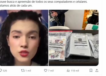 Polícia cumpre mandado na casa de atriz que incentivou morte de conservadores