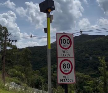 Novo radar em Minas Gerais calcula velocidade média; não adianta frear