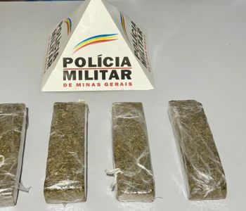 PM apreende barras de maconha escondidas em mata em Ipatinga