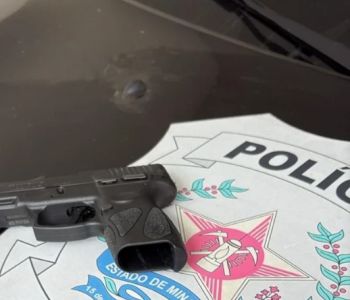 Polícia apreende arma de CAC investigado por violência doméstica em Ipatinga