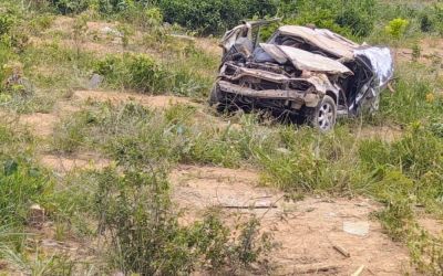 Carro envolvido em acidente que matou criança e adolescente na região do Vale do Aço tinha placa de Santa Luzia