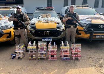 PM Rodoviária apreende 11 mil papelotes de cocaína e carga irregular na BR-135