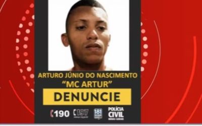 Polícia divulga foto de foragido por homicídio e tentativa de homicídio em Ubaporanga