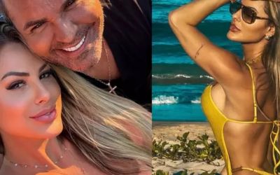 Após bronca de Eduardo Costa, esposa corta fotos sensuais e desabafa