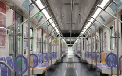 Segundo trem da nova frota começa a circular na Linha 1 do metrô de BH