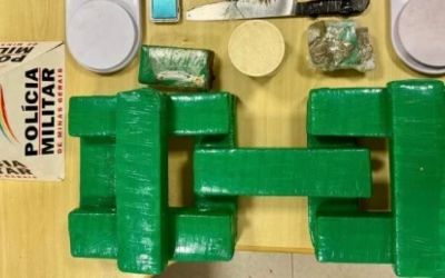 Dupla é presa com 15 kg de drogas em Ipatinga