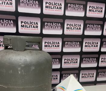 Botijão furtado é recuperado e dois homens acabam presos em São Domingos do Prata